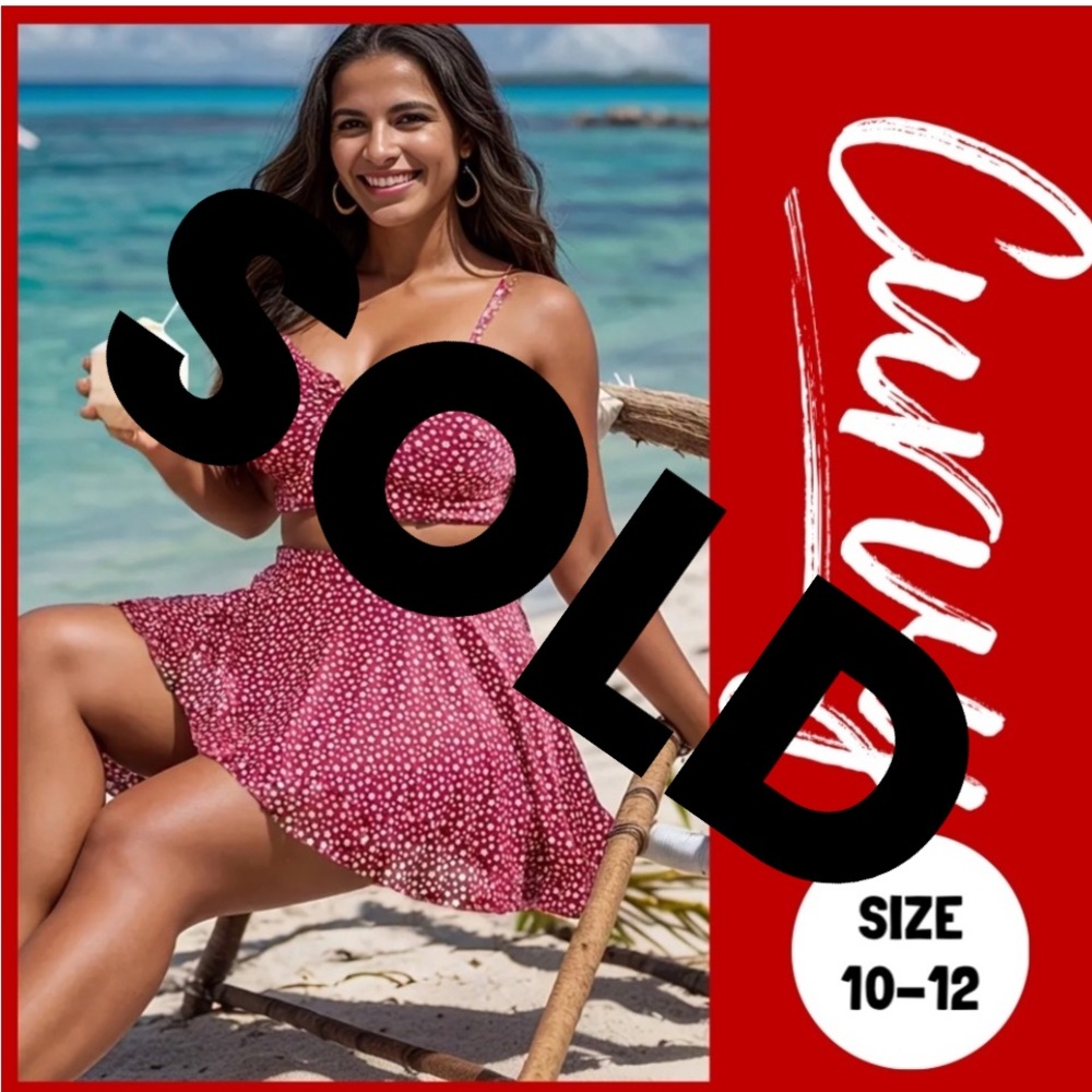 Curvy 2 Piece 👙 Swimsuit BNIP Sz 10-12
